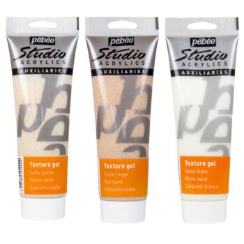 ACRYLIC STUDIO GEL TEXTURE SABLE 250ml "PEBEO"