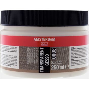 ACRYLIQUE GESSO TRANSPARENT 250ml "AMSTERDAM" REF: 24173000