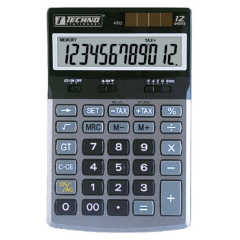 CALCULATRICE DE BUREAU 12 CHIFFRES "TECHNO" REF: 4952