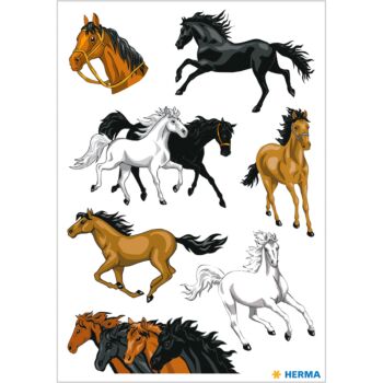 ETIQUETTES MAGIQUES CHEVAUX STONE SCINTILLANT "HERMA" REF: 3259