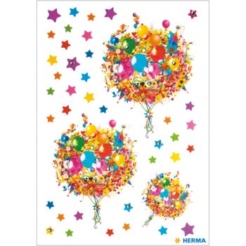 ETIQUETTES STICKERS MAGIC FLOWER LOVE JEWEL "HERMA" REF: 15519