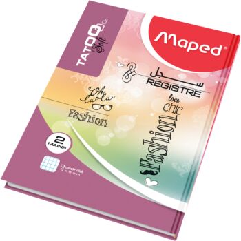 REGISTRE 02 MAINS 192 PAGES 05mmx05mm 70g "MAPED"