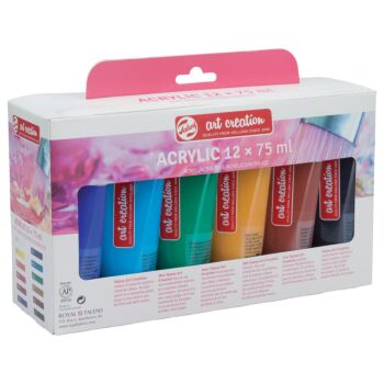 SET ACRYLIQUE TUBE 12x75ml "TALENS ART CREATION" REF: 3582812M