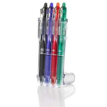 SET2GO 4 STYLOS GEL FRIXION CLICKER 0.7mm "PILOT"